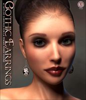 Gothic Earrings for La Femme Poser Figure