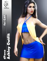 JMR dForce Ashley Outfit for G8F
