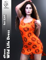 JMR dForce Wild Life Dress for G8F