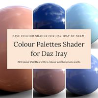 Colour Palettes Shader for Daz Studio