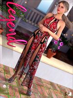 Legend for dForce Sexy Loin Dress 4 for Genesis 8 Females