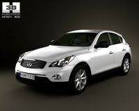 Infiniti EX 2009 3D Model