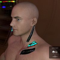 Cybernetic Neck for Genesis 8 Males