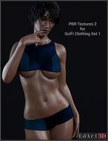 PBR Textures 2 for SciFi Clothing Set 1 for G8F