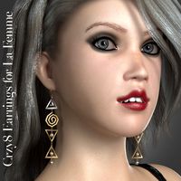 Crzy8 Earrings for La Femme