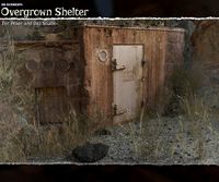 3D Scenery: Overgrown Shelter