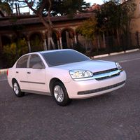 Chevrolet Malibu 2005 - 3ds and obj - Extended License