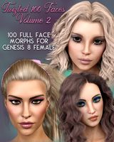 Twizted 100 Faces Volume 2 for Genesis 8 Female