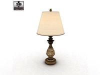 Ashley Cottage Retreat Table Lamp 3D Model
