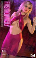 Fashionably for JMR dForce Halterneck Cross Mini Dress for Genesis 8 Females