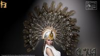 Gloria 1920's Flapper Showgirl Headdress