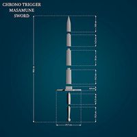 Masamune Sword from Chrono Trigger | 3D