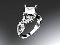 Engagement ring | 3D