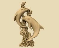 Dolphins in Love  3d Stl