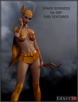 Space Goddess for G8F PBR Textures