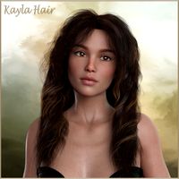 Kayla Hair For G3 G8 Daz