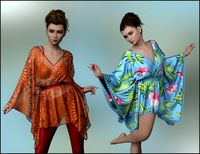 dForce - Short Kaftan for G8F