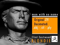 Clint Eastwood young version | 3D