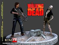 The Walking Dead Diorama Action Figures Printables | 3D