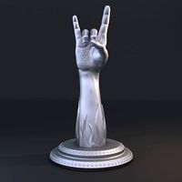 Rock music gesture | 3D