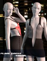 dForce Flare Dress for Genesis 8 Female