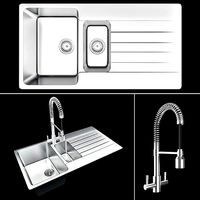 Harlem 15 chrome sink and faucet