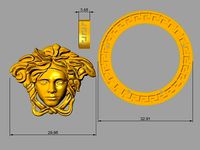 medusa greca versace