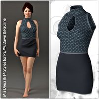 Mia Dress and 14 Styles for PE, V4, Dawn and Pauline