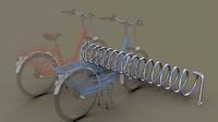 Spiral Bike Stand