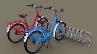 Bike Stand with Bikes