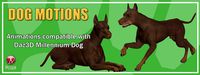 Dog Motions for Poser