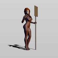Grid girl | 3D