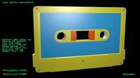 Low poly cassette