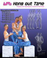 WMs Hang out Time - Poses for Genesis 3 and 8 Female