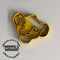SIMBA MOLDE CORTANTE PARA GALLETAS FONDANT EL REY LEON | 3D