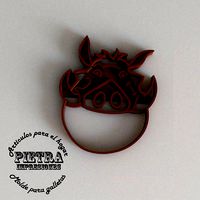 PUMBA MOLDE CORTANTE PARA GALLETAS FONDANT EL REY LEON | 3D