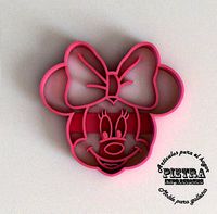 MOLDE CORTANTE PARA GALLETAS FONDANT MINIE MOUSE DISNEY | 3D