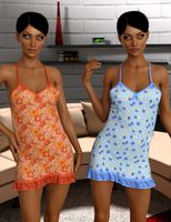 InStyle - JMR dForce Cute Lace Nightdress for G3F and G8F