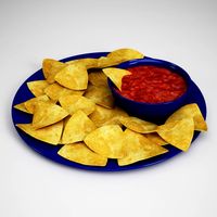 CGAxis Chips Salsa 17 3D Model