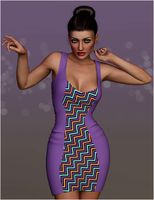 Feminine for 2Tone Dress