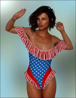 dForce - Frilly Swimsuit for G8F