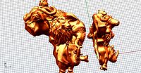 Big 5 with Africa | 3D