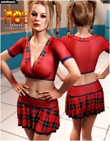Schoolgirl Styles for HOT Tennis Outfit for Genesis 8 Female(s)