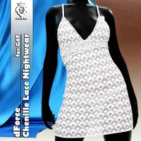 JMR dForce Chenille Lace Nightwear for G8F