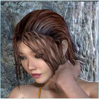 Actual Wet Hair for V4, M4 and La Femme - Poser
