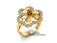 1418 luxury diamond ring | 3D