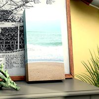Pastel Beach II Photographic Print on Wrapped Canvas