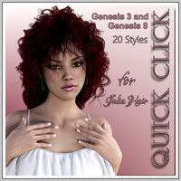 Quick-Click JuliaHair G3F and G8F