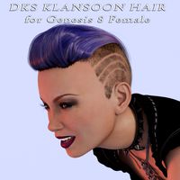DKS Klansoon Hair for Genesis 8 Female