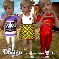 Design for Bambini Girls K4_Poser